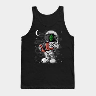 Astronaut Accordion Ethereum Classic ETH Coin To The Moon Crypto Token Cryptocurrency Blockchain Wallet Birthday Gift For Men Women Kids Tank Top